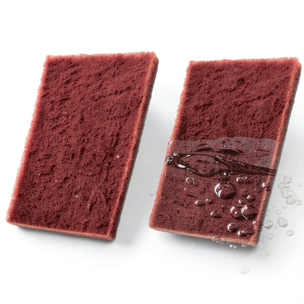 BokWin Red Scuff Pads Paint Prep Cleaning Nylon Web-5
