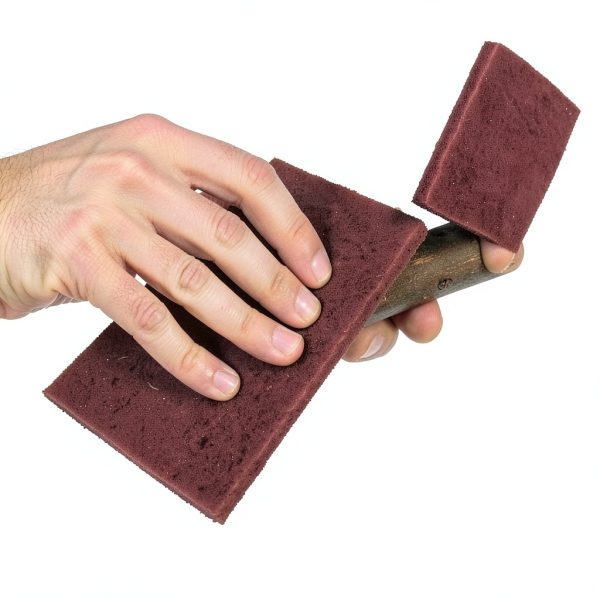BokWin Red Scuff Pads Paint Prep Cleaning Nylon Web-1