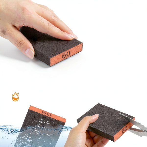 Giwiemi Sanding Sponges Assorted Grit Washable Reusable-5
