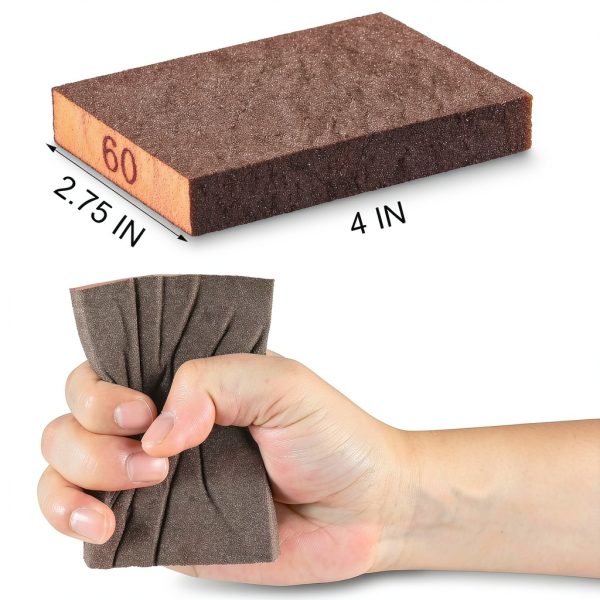 Giwiemi Sanding Sponges Assorted Grit Washable Reusable-1