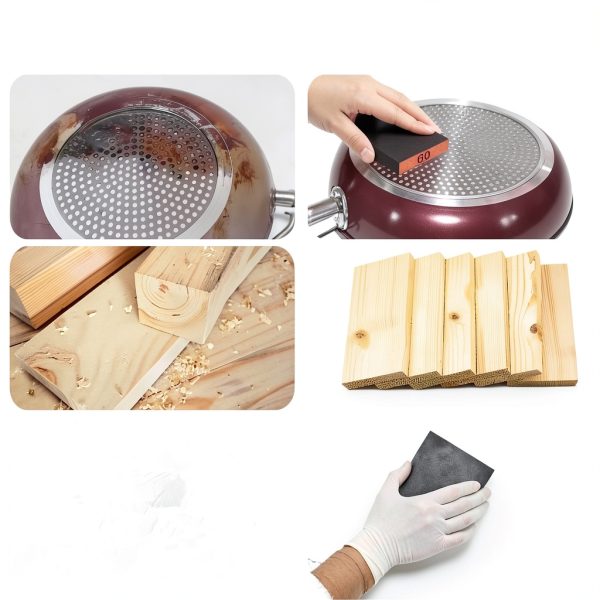 Giwiemi Sanding Sponges Assorted Grit Washable Reusable-6