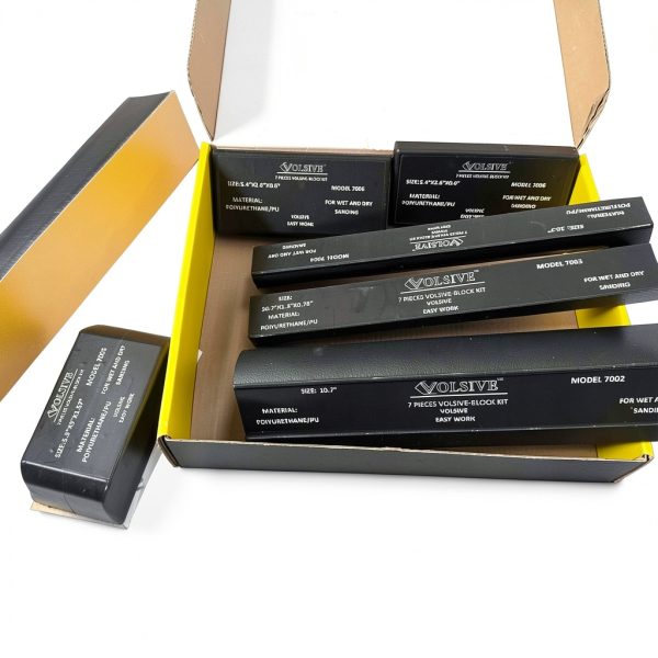 VOLSIVE Sanding Block Kit PU Material Hand Tool Woodworking-5