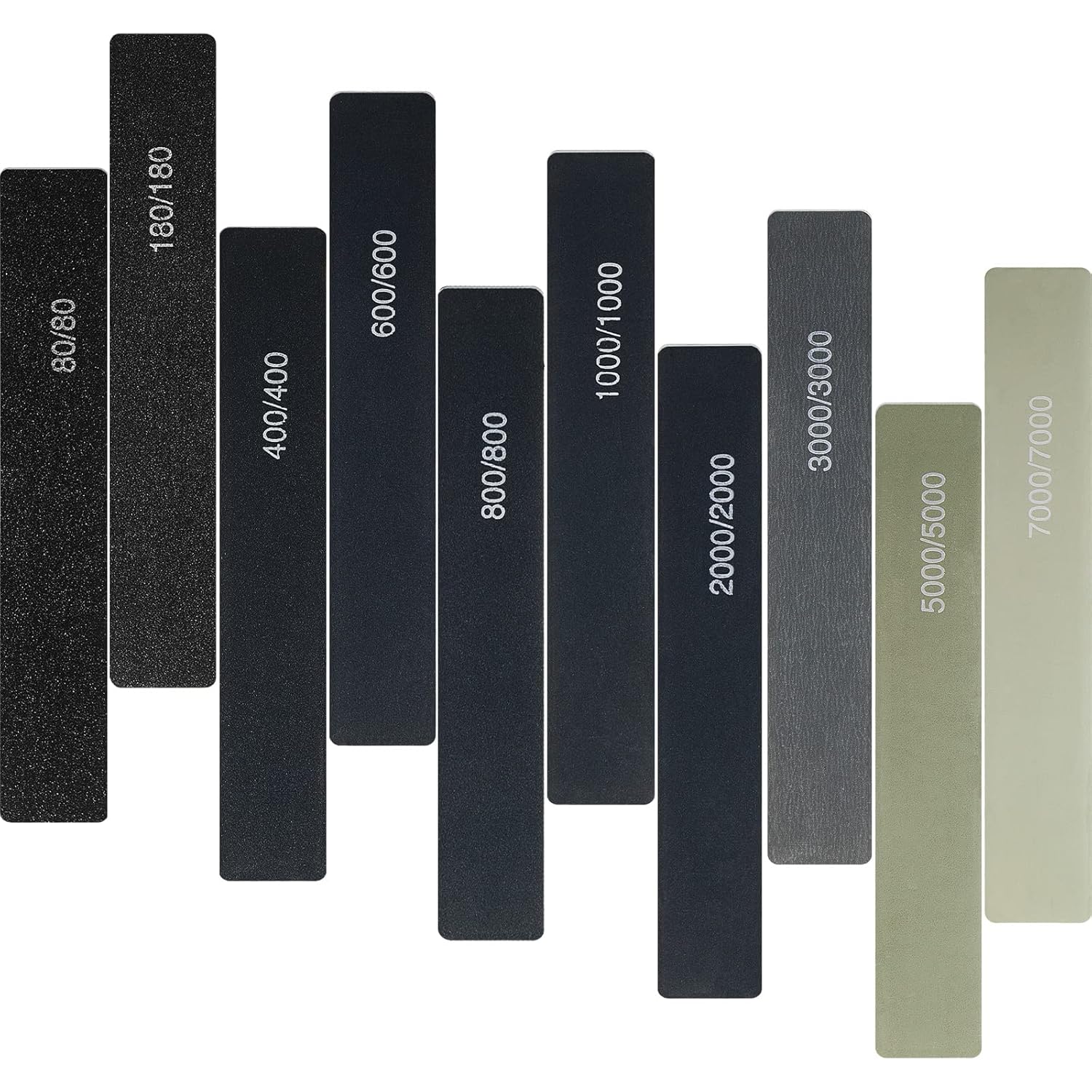 Honoson sanding sticks set with color-coded grit labels