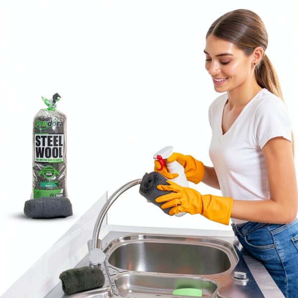 Pandora Steel Wool Pads Super Fine Cleaning Buffing-1