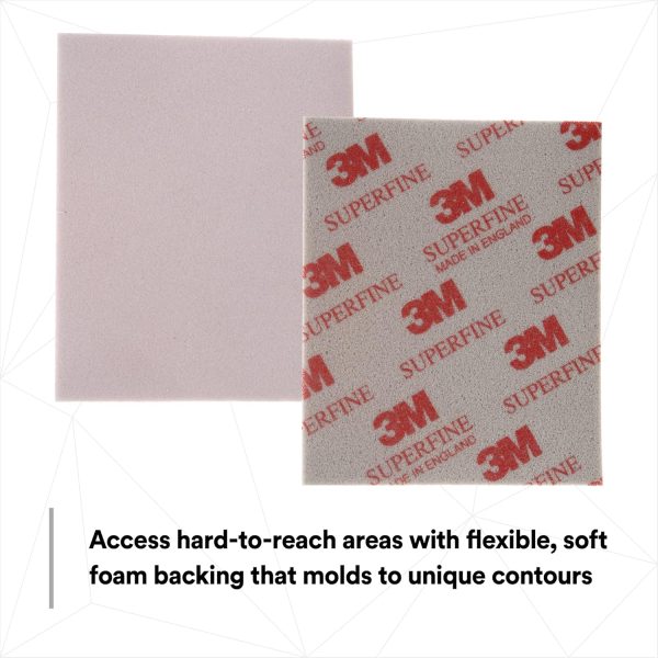 3M Sanding Sponge Flexible Waterproof Metal Sanding Tool-3