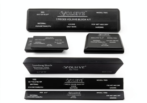 VOLSIVE Sanding Block Kit PU Material Hand Tool Woodworking-1