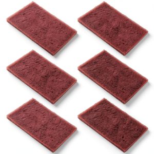 BokWin Red Scuff Pads Paint Prep Cleaning Nylon Web-0