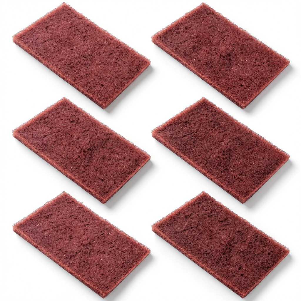 'BokWin red scuff pads in use on a car surface'