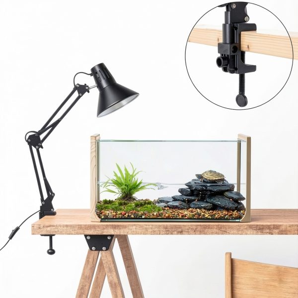 Reptile Heat Lamp DXOVEEN Adjustable Lighting-5
