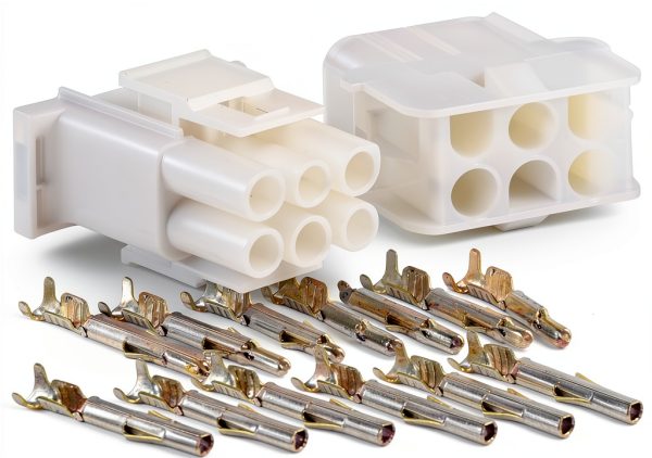 Molex 3 Set 6 Circuit Wire Connector 14 20 AWG 2.13mm D Latch-0