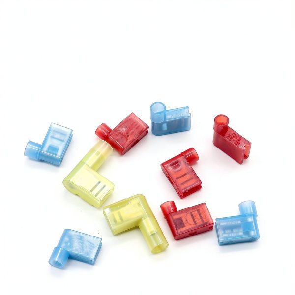 Right Angle Spade Connector 90Pcs Nylon Crimp Flag Terminals Tnisesm-2