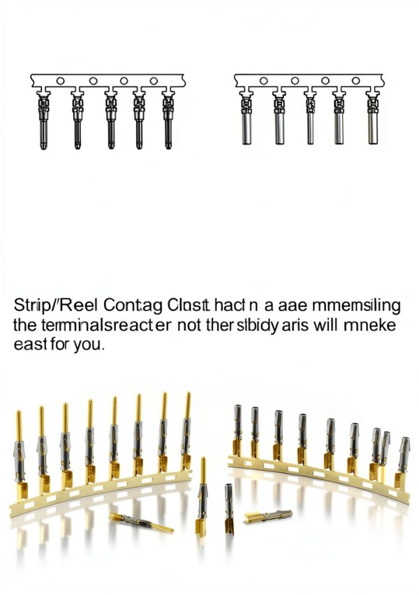 Molex 4-Pin Black Mini-Fit Jr Connector, 18-24 AWG Pins, Brass Housing-6