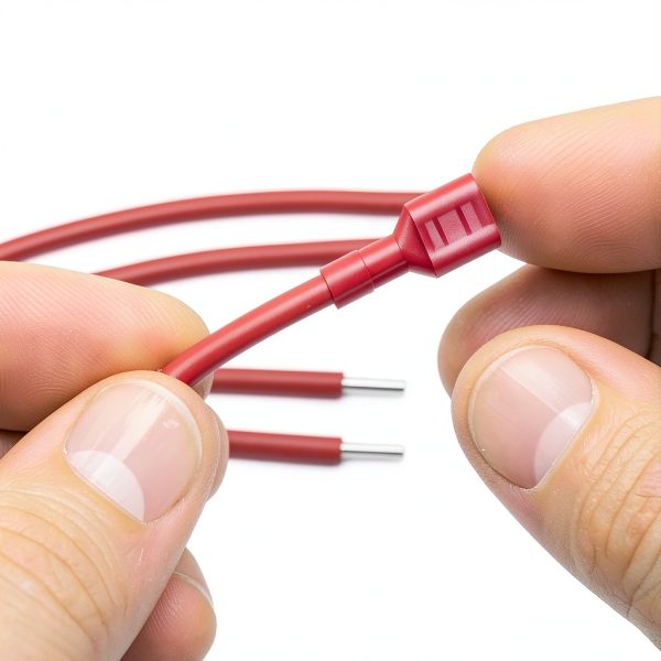 ANGSTROM Female Insulated Nylon Disconnect Spade Terminals Red 22-16ga-4